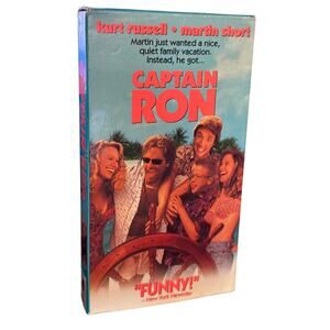 Captain Ron, VHS Touchstone home video Kurt Russell comedy 1993 cult classic